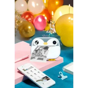 Çocuklar için Fotoğraf Makinesi Anlık Baskı Makinesi HD Görüntü Kalitesi