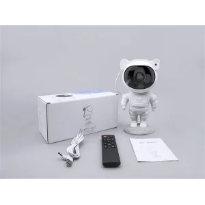 Çocuklara Özel Projeksiyon Astronot Lamba Speaker Sevimli