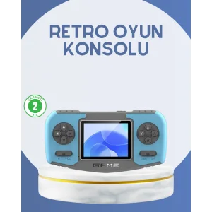 Çocuklara Özel Retro Oyun Konsolu Portatif Eğlence Cihazı