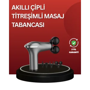 Çok Fonksiyonlu 4 Başlıklı Şarjlı Masaj Aleti Kas Ağrısı Rahatlatıcı