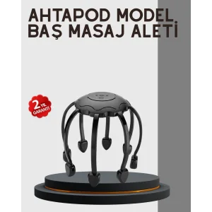 Çok Noktalı Elektrikli Kafa Masaj Cihazı 3 Modlu Rahatlatıcı Masaj