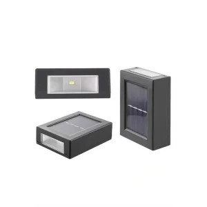 Dekoratif Duvar Lambası Solar Güneş Enerjili Bahçe Aydınlatması