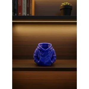 Dekoratif Lacivert Hoodie Kalemlik 10x10 cm