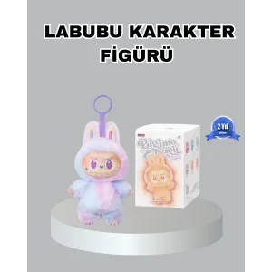 Dekoratif Yumuşak Labubu Peluş Figür – Koleksiyonluk ve Çocuklara Uygun Hediye 20 cm