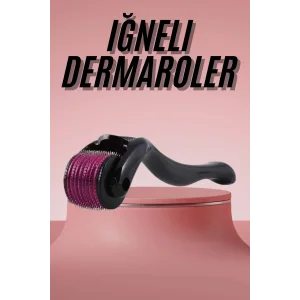 Derma Roller Titanyum Uçlu 540 İğneli 1 Mm Saç Sakal Çıkarma Ve Cilt Bakım Masaj Aleti