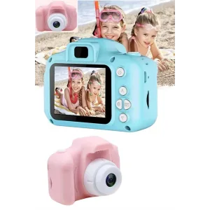 Dijital Fotoğraf Makinesi Çocuk Mini 1080p HD Kaliteli Renkli
