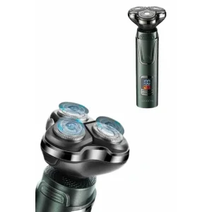 Dijital Göstergeli 3 Başlıklı Tıraş Makinesi Islak Kuru Lazer Öncesi Günlük