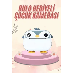 Dijital HD Video Kamera Çocuk Fotoğraf Makinesi  Anlık Termal Rulo