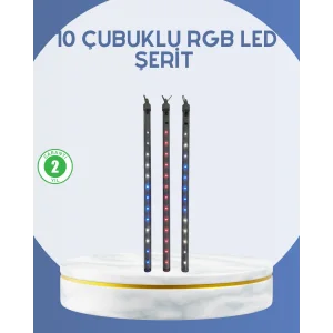 Dış Mekan LED Kayan Yıldız Işığı 10 Çubuk Aydınlatma