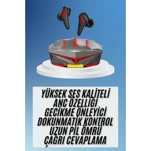 Dokunmatik Kontrol Tws Işıklı Kulakiçi Bluetooth Kulaklık Kablosuz Oyuncu Kulaklığı