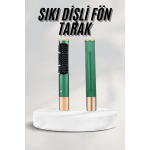 Düzleştirici Fırça Saç Düzleştirici Arada Fön Tarak Taşınabilir