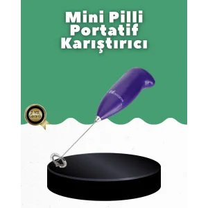 El Tipi Pratik Mikser – Kahve, Süt, Bebek Maması ve Yumurta Çırpıcı