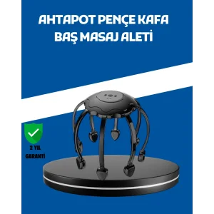 Elektrikli Saç Derisi Masaj Aleti Çok Noktalı 8 Kollu Titreşimli Masaj