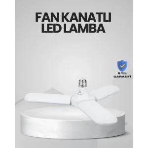 Enerji Tasarruflu LED Ampül 60 Watt 4 Kollu Beyaz Işık