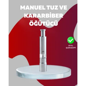Ergonomik Tasarımlı, Nem Geçirmez Kapaklı Baharat Öğütücü