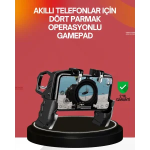 Ergonomik Tetik Tasarımlı Mobil Oyun Gamepad Tutucu