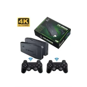 Game Stick El Atarisi 2.4g Kablosuz Çift Kol Oyunlar 4k Game Stick 3500 Oyunlu Atari Uyumlu