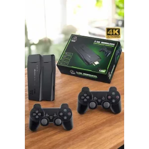 Gaming Atari 2.4g Uyumlu Kablosuz Çift Kol Game Stick