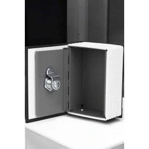 Gizli Kasa Kitap Görünümlü Anahtarlı Çelik Mini Kasa