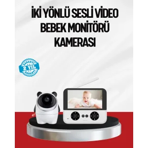 Görüntülü Bebek Monitörü 4.3 İnç Ekran ve Sesli İletişim