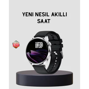 GPS’li Akıllı Saat 500 mAh Batarya Sesli Arama Bildirim Nabız Ölçer Spor Takipli