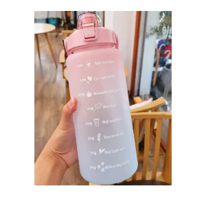 Günlük Motivasyon Su Matarası 2 Litre