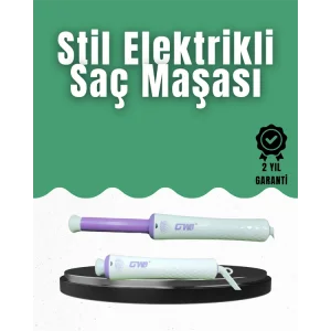 GW Taşınabilir Saç Maşası – 360° Döner Kablo, Negatif İyonlu Seramik Teknoloji