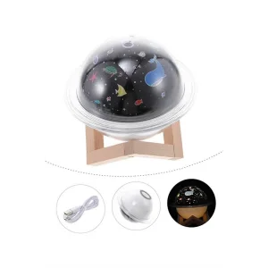 Hava Nemlendirici Led Işıklı Gece Lambası Yıldız Görünümlü Renk Değiştiren