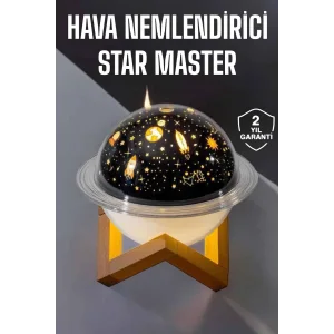 Hava Nemlendirici Projeksiyon Görünümlü USB Bağlantılı Aromaterapi