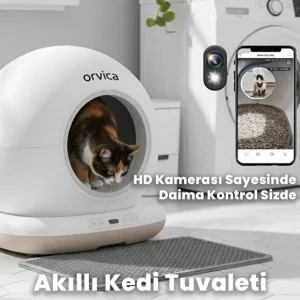 HD Kameralı Akıllı Kedi Tuvaleti