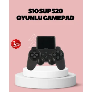 HDMI TV Bağlantılı Orijinal S10 Gamepad 520 Oyunlu 2025 Seri Oyun Konsolu