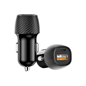 Hızlı Oto Şarj Cihazı 38W Çift Girişli HIzlı Şarj Oto Çakmaklık Type-C