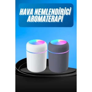 Humidifier LED Işıklı Mini Ortam Oda Kokusu Aromaterapi Buhardanlık