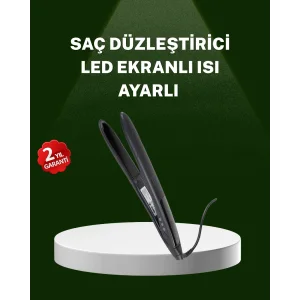 Isı Ayarlı 2025 Titanyum Kaplama Seramik Plakalı Saç Düzleştirici A Kalite Orijinal