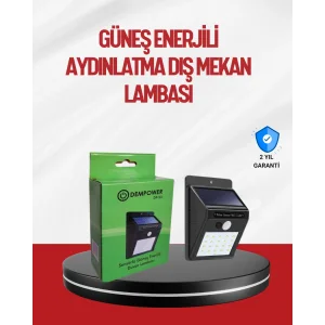 Kablo Gerektirmeyen Güneş Enerjili Dış Mekan Işık – Bahçe ve Koridor Aydınlatması