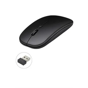 Kablosuz Mouse Fare Şarjlı Bluetooth Wireless Çift Modlu Sessiz