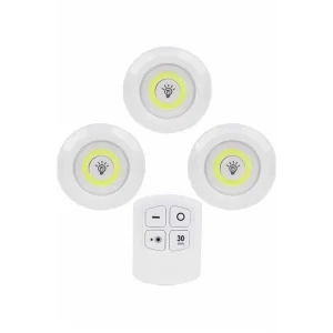 Kablosuz Pilli Işıldak  Masa Lambası Mutfak Tezgah Altı Banyo Dolabı Dolap İçi