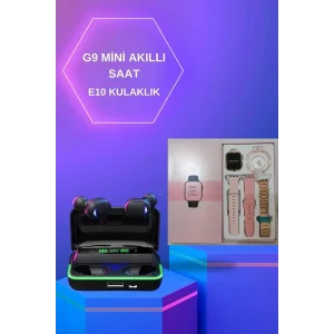 Kadınlara Özel Bileklik Hediyeli Akıllı Saat ve Dijital Göstergeli ANC Özellikli Bluetooth Kulaklık