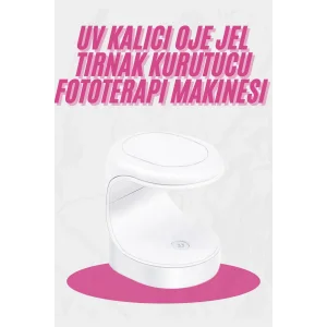 Kalıcı Oje Kurutucu Mini UV Işınlı Taşınabilir Hızlı ve Pratik Oje Kurutucu