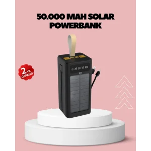 Kamp ve Outdoor Kullanıma Uygun Güneş Panelli Powerbank