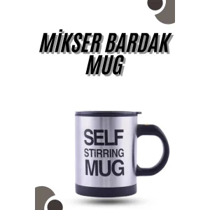Karıştırıcı Özellikli Mikser Kupa Bardak Kompakt Taşınabilir Mug