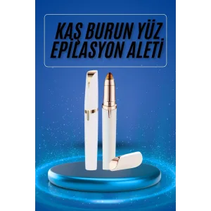 Kaş Bıyık Epilasyon Aleti İnce Uçlu Yüz Için Tüy Alıcı Pilli