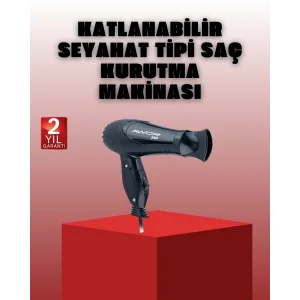 Katlanabilir Saç Kurutma Makinesi Seyahat Tipi Taşınabilir Tasarım