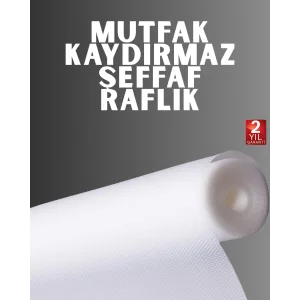 Kesilebilir şeffaf raflık çekmece kaplaması mutfak için