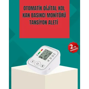 Kol Tipi LCD Ekranlı Elektronik Tansiyon Monitörü