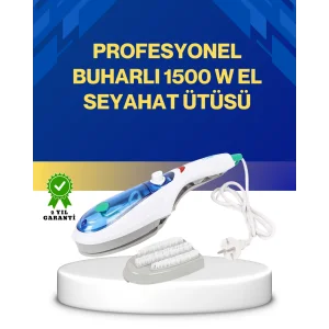 Kompakt Buharlı Ütü 1500W | Tüm Yüzeyler İçin Pratik ve Etkili