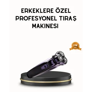 Kompakt Şarjlı Saç Sakal Tıraş Makinesi Kuru Kullanım Özellikli