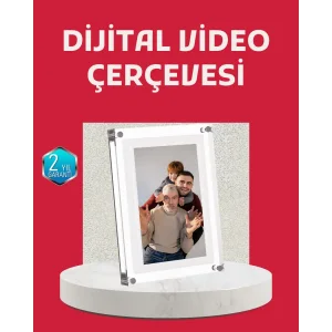 Kompakt Tasarımlı 7 İnç Dijital Fotoğraf Çerçevesi – Modern ve Şık Görünüm