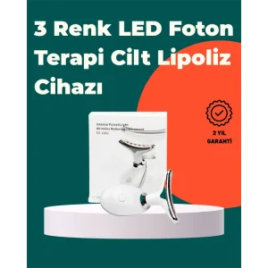 Kompakt ve Taşınabilir Cilt Bakım Cihazı – 3 Fonksiyonlu, USB Şarjlı, LED Işıklı Güzellik Aleti