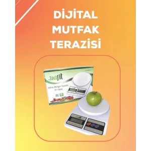 LCD Ekranlı Yüksek Hassasiyetli Dijital Mutfak Terazisi